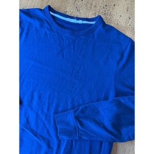 Tasc Performance Shirt Mens X-Large Navy Blue  Crew Neck Long Sleeve Sweatshirt